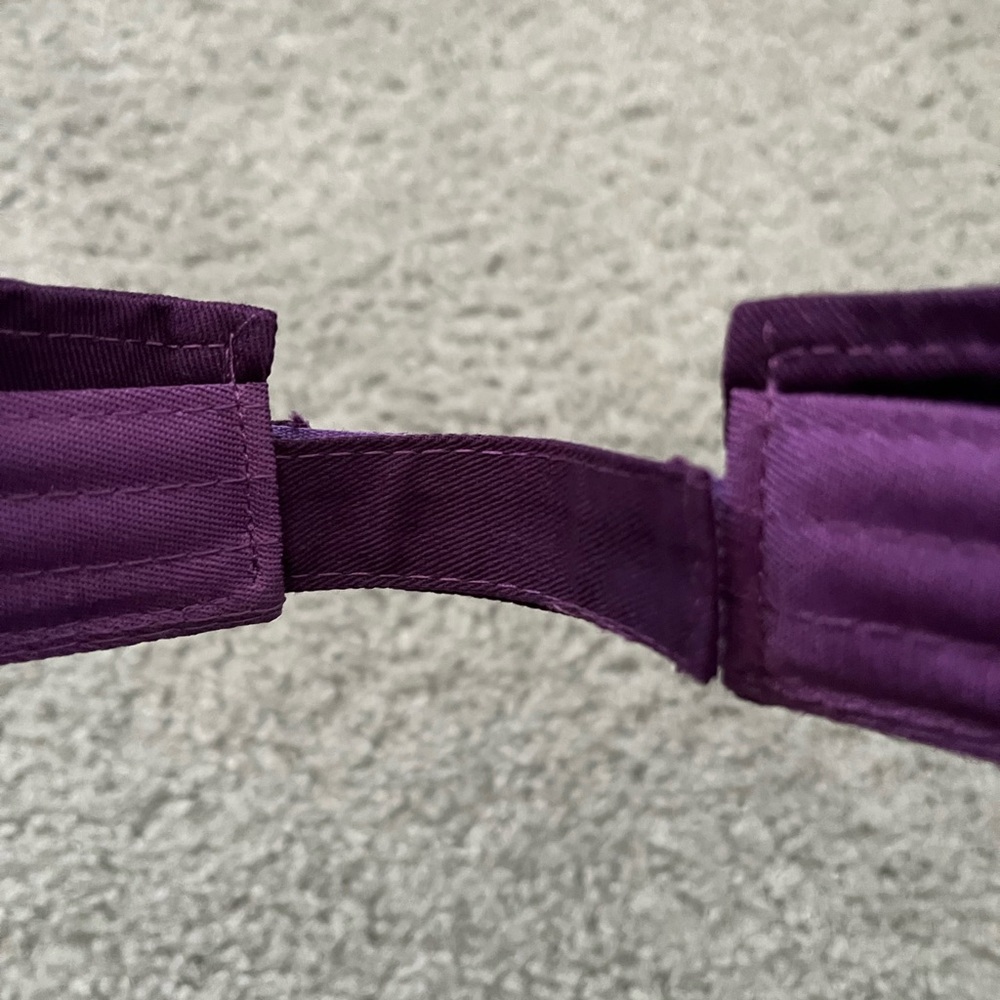 Purple Embroidered LPGA*USGA Girls Golf Visor - Picture 3 of 4